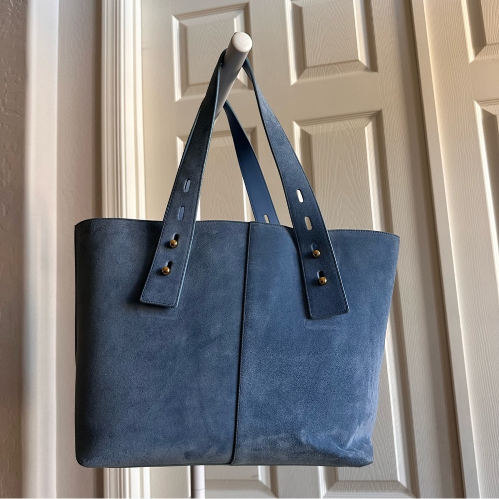 FRAME Les Second Medium Suede Tote - Picture 6 of 15